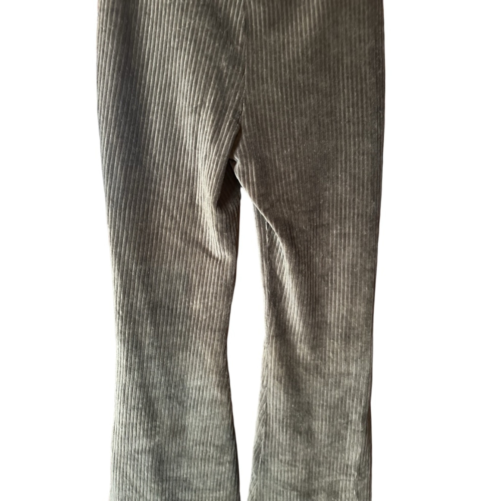 Aerie Medium Green Velvet Elastic Pants - Picture 11 of 16